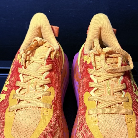 Hoka One One Speedgoat 6 Shoes Sherbet Beet Root orange Womens Sz 6 B Sneakers - Picture 7 of 16